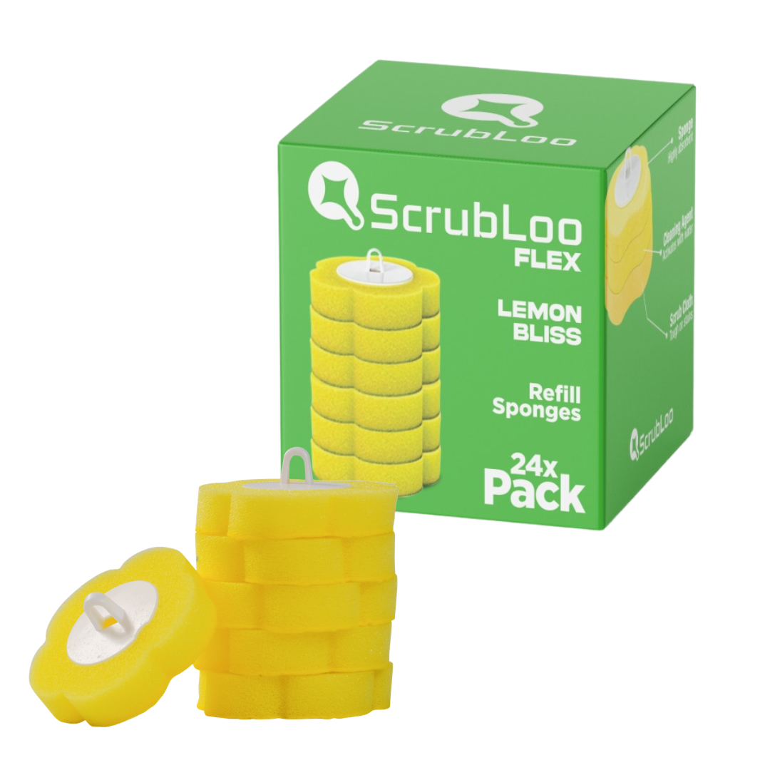 ScrubLoo Flex – Lemon Bliss Refills- - 24 Pack
