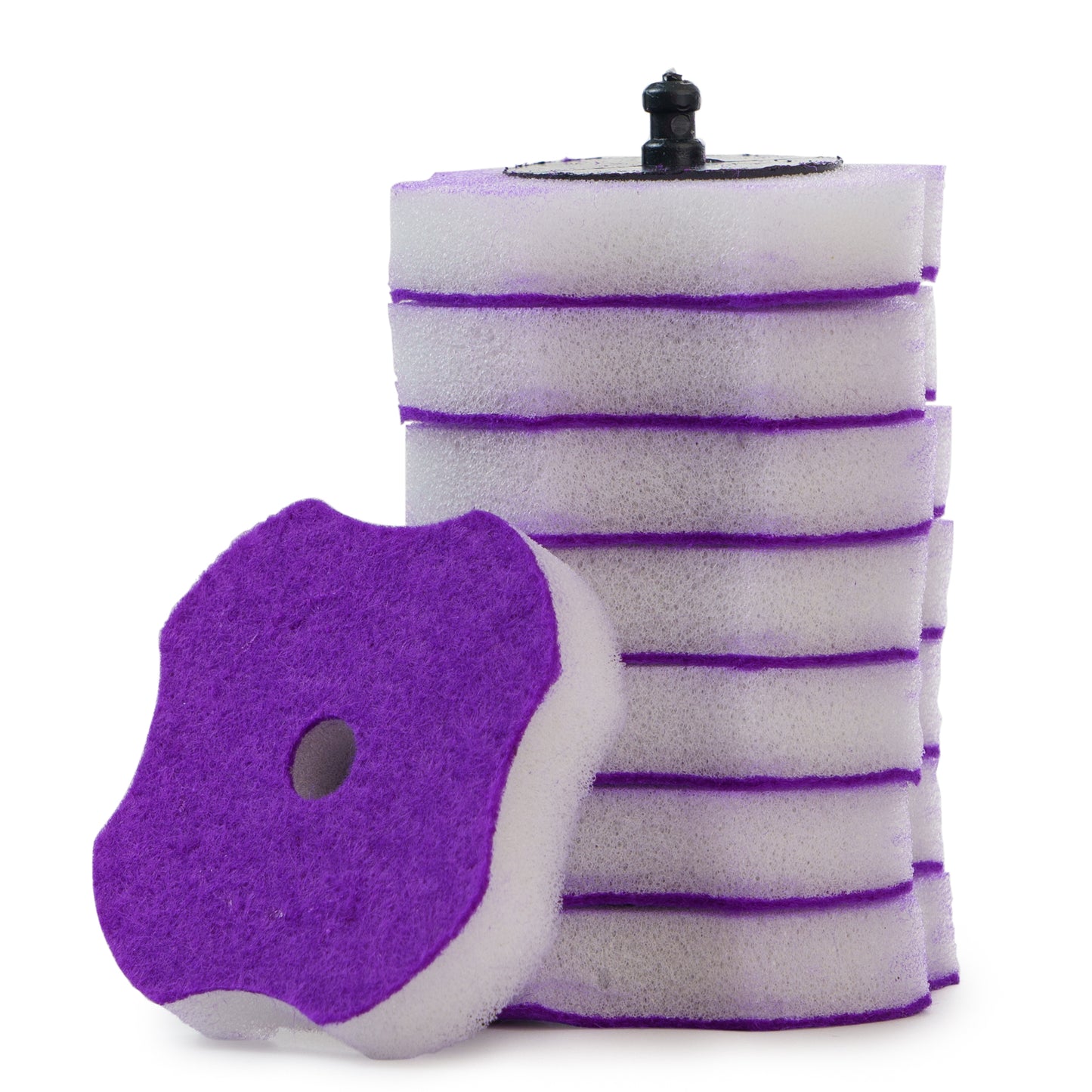 ScrubLoo Lavender Calm Refill Sponges – Purple, 32-Pack