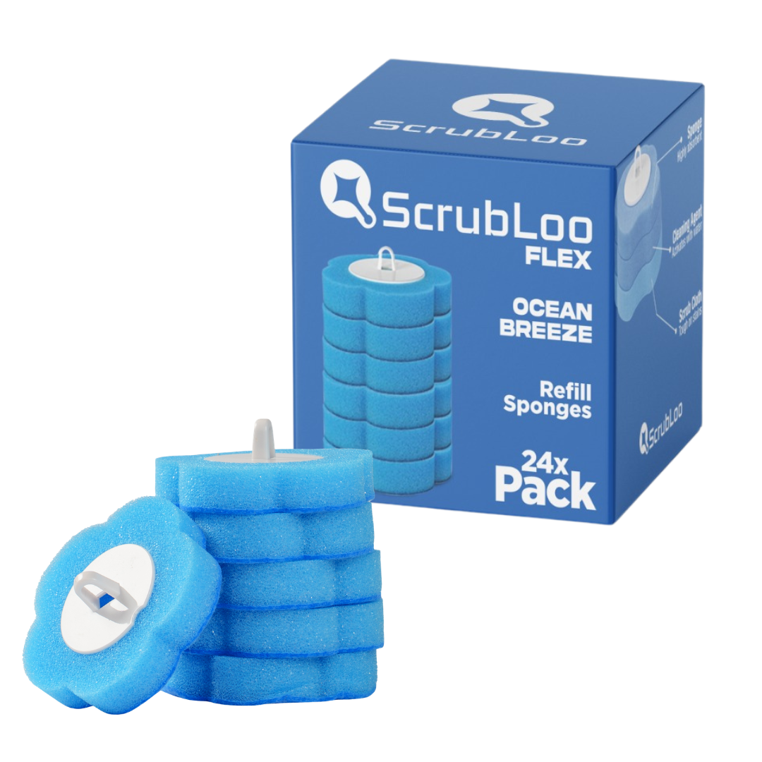 ScrubLoo Flex – Ocean Breeze Refills- - 24 Pack