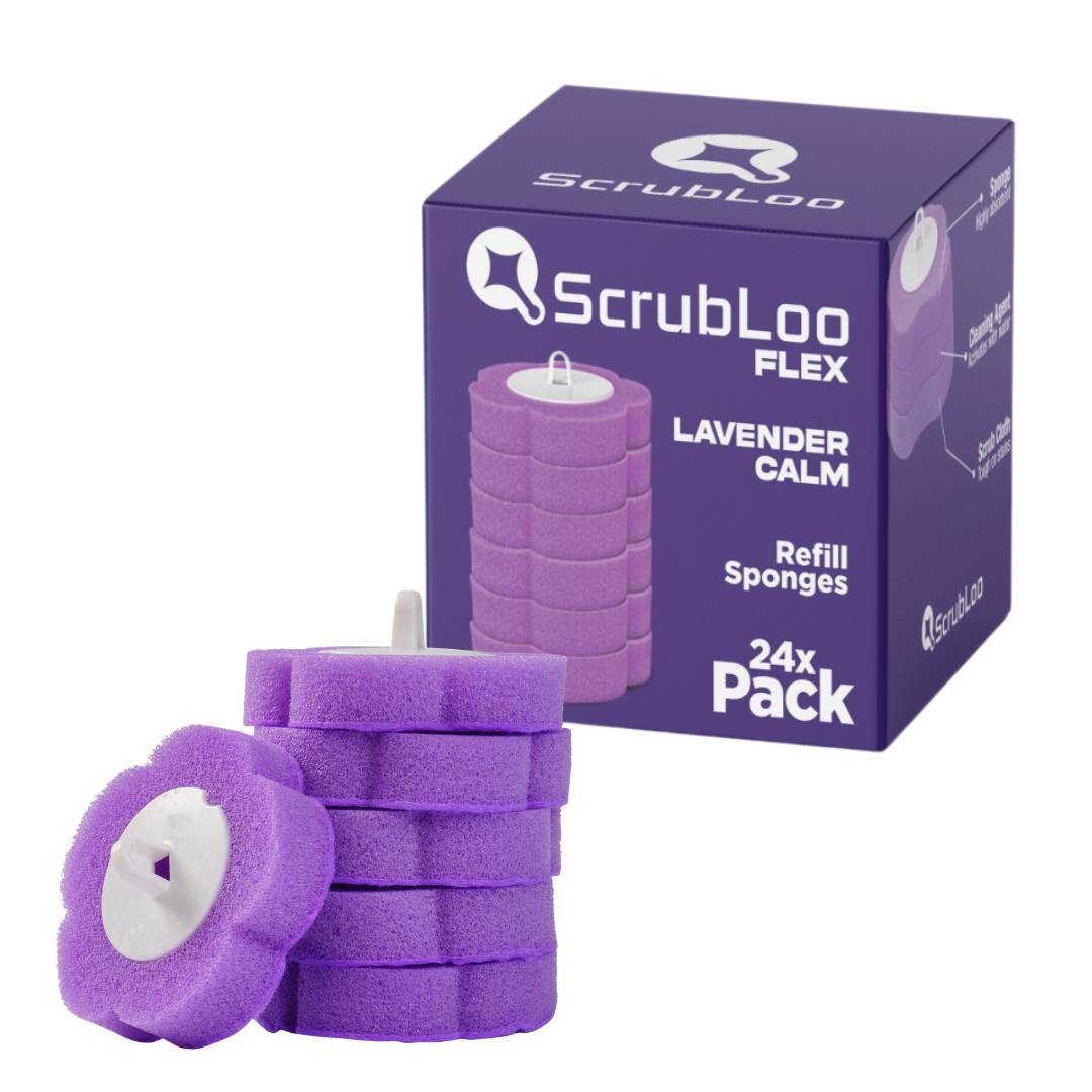ScrubLoo Flex – Lavender Calm Refills - 24 Pack